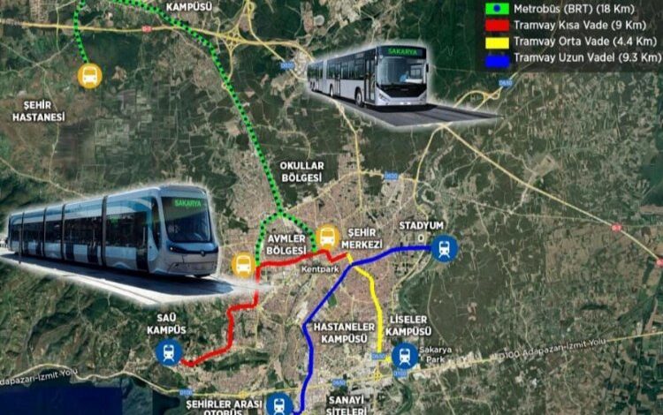 Sakarya’nın raylı sistem için ilk adım atıldı Sakarya’nın raylı sistem için ilk adım atıldı