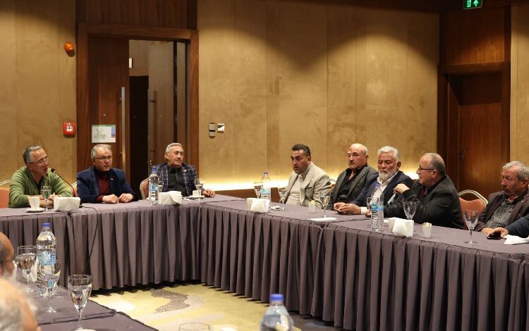 Mehmet Savran muhtarlarla buluştu