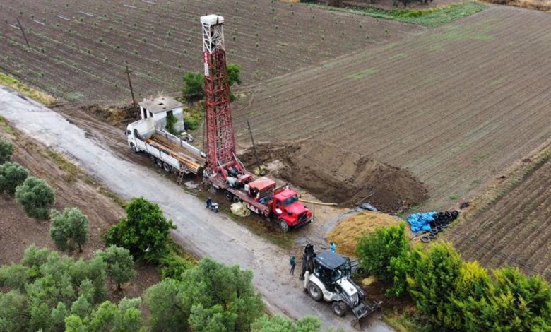 Manisa Kırkağaç’ta yaşanan su sıkıntısına yeni sondaj