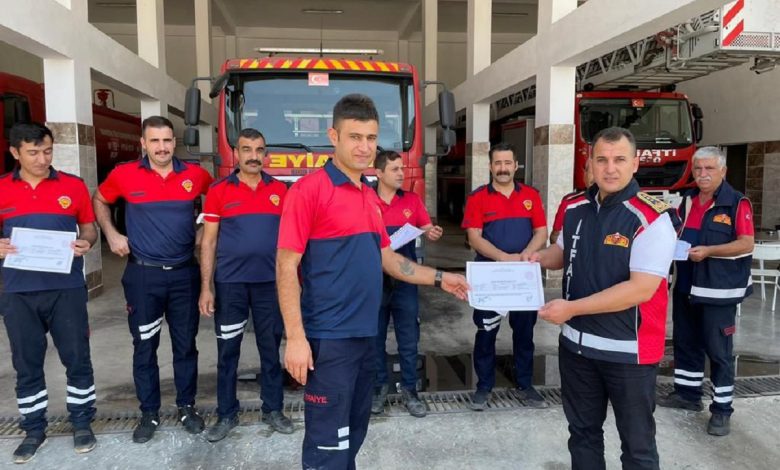 Mardin’de 50 itfaiyeciye eğitim verildi
