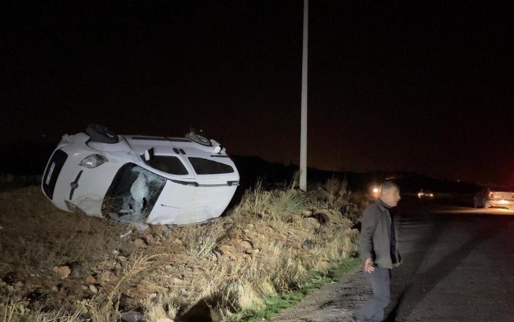 Adıyaman’da seyir halindeki araç devrildi: 1 yaralı Adıyaman’da seyir halindeki araç devrildi: 1 yaralı