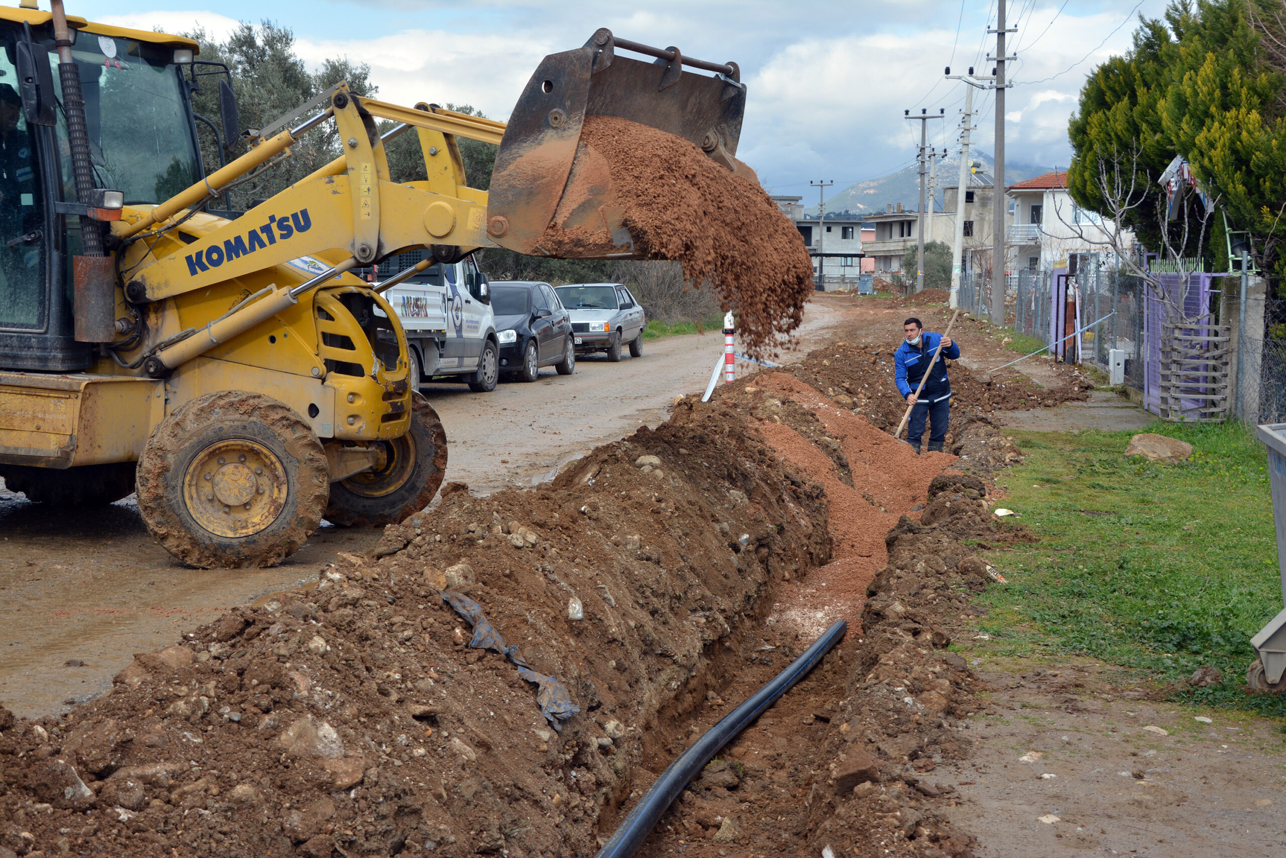 Muğla Yatağan’da içme suyu hatlarını yenileniyor