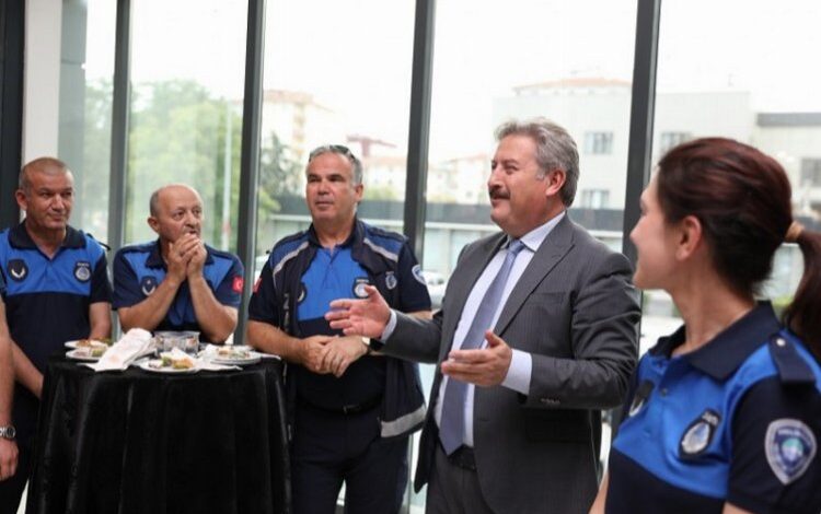 Mustafa Palancıoğlu Melikgazi zabıtasıyla buluştu