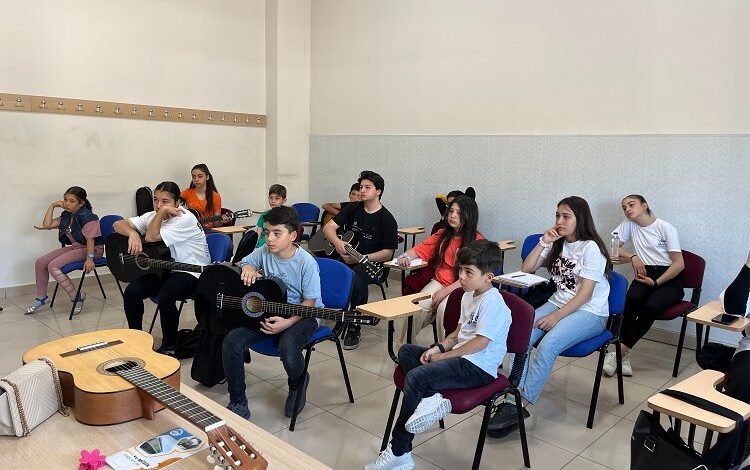 Müziğin notaları Kayseri Hacılar’da yükseliyor