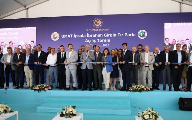 UMAT İpsala İbrahim Girgin Tır Parkı açıldı UMAT İpsala İbrahim Girgin Tır Parkı açıldı