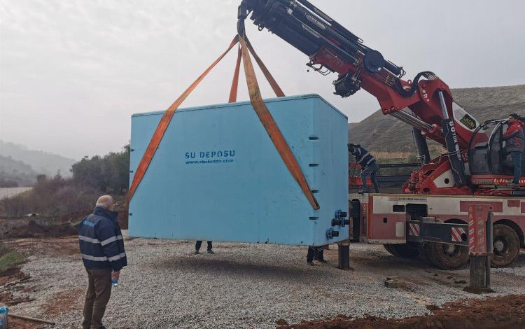 Manisa Köseali’ye 200  tonluk içme suyu deposu