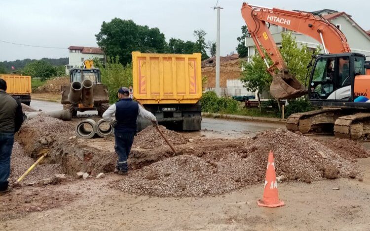 Kandıra Kefken’e yeni yağmur suyu hattı