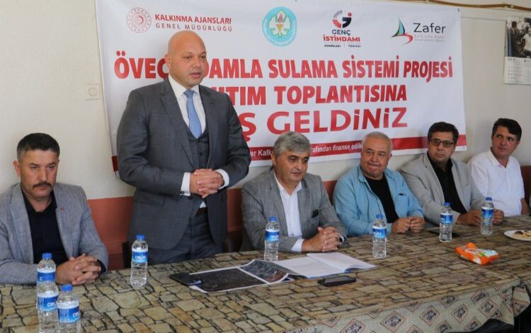 Manisa’da 2 bin 100 dekar kapalı sistemle sulanacak