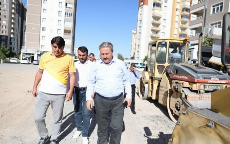 Kayseri Melikgazi’de altyapı çalışmaları tam gaz