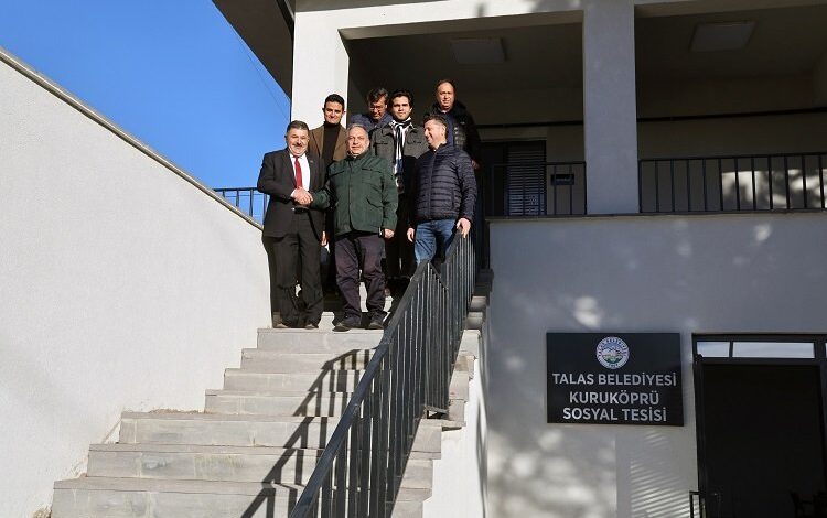 Kayseri Talas Kuruköprü’ye yeni sosyal tesis