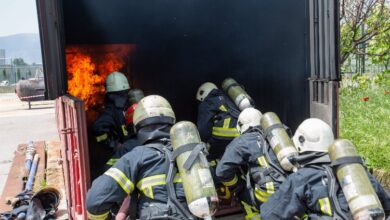 Bursa’nın yeni itfaiyecileri tatbikatlarla her koşula hazır