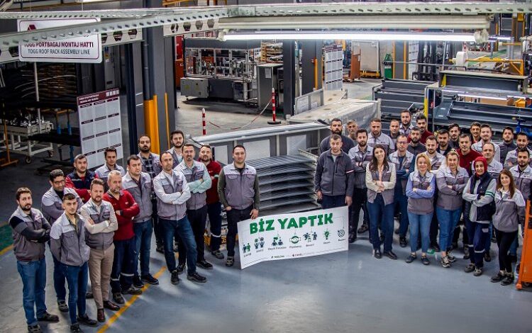 Yeşilova ürünleri Togg araçlarında Yeşilova ürünleri Togg araçlarında