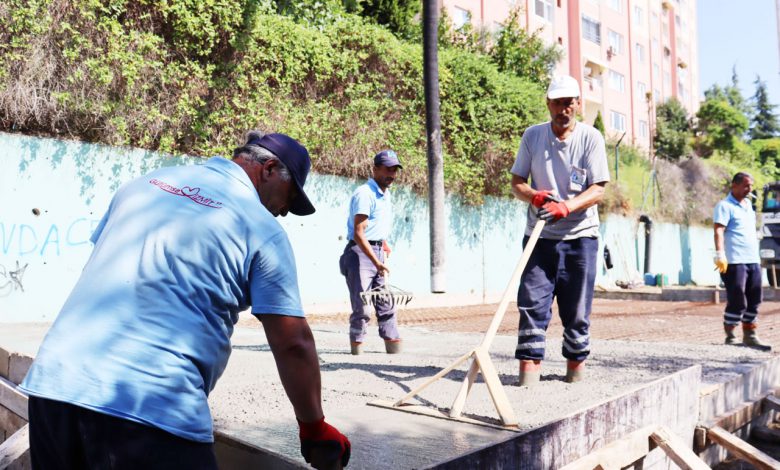 Kocaeli İzmit’te Erenler’e mini basketbol sahası Kocaeli İzmit’te Erenler’e mini basketbol sahası