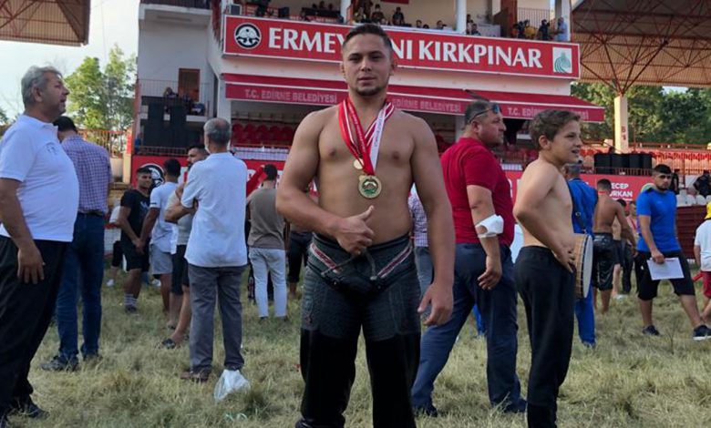 Muğlalı güreşçi Kırkpınar’da birinci oldu