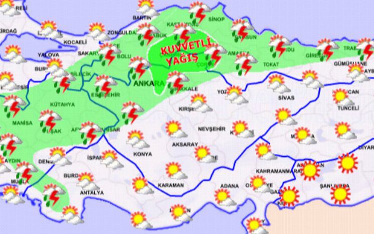 Meteoroloji’den haritalı uyarı! Türkiye’de bugün hava nasıl olacak? Meteoroloji’den haritalı uyarı! Türkiye’de bugün hava nasıl olacak?