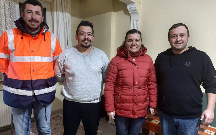 Kocaeli İzmit’te Başkan Hürriyet kar ekibinin davetini kırmadı