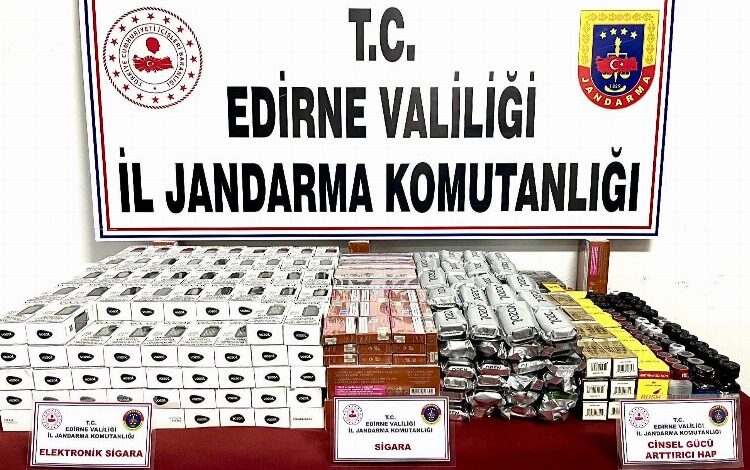 Edirne’de kaçakçılığa büyük darbe