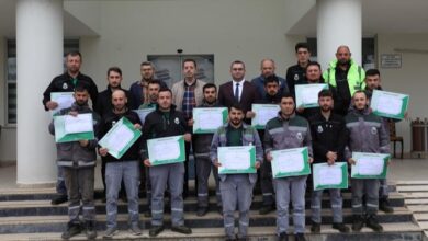 Bursa İnegöl Belediyesi’nde personele ‘Bahçıvanlık’ sertifikası