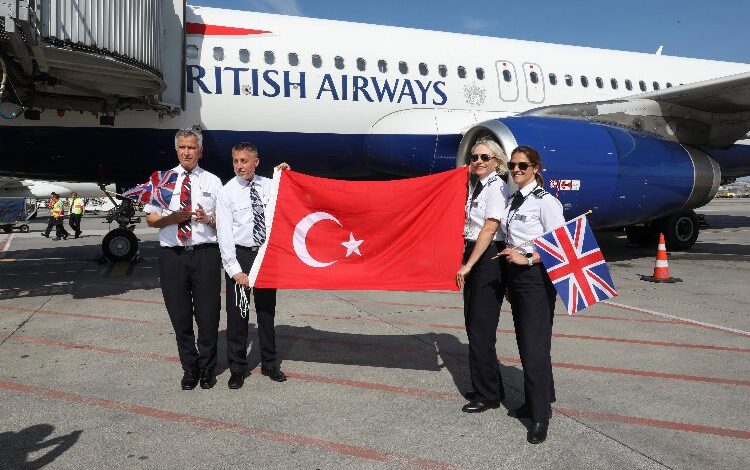 Sabiha Gökçen’den British Airways Londra uçuşlarına başladı Sabiha Gökçen’den British Airways Londra uçuşlarına başladı