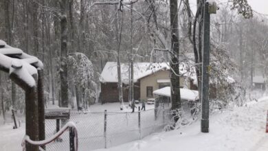 Gölcük Eriklitepe beyaz örtüye büründü