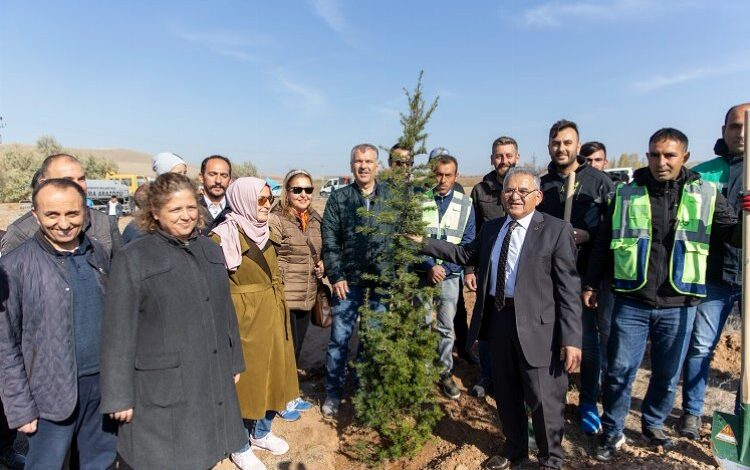 Kayseri Büyükşehir’den şehre yeşil katkı Kayseri Büyükşehir’den şehre yeşil katkı