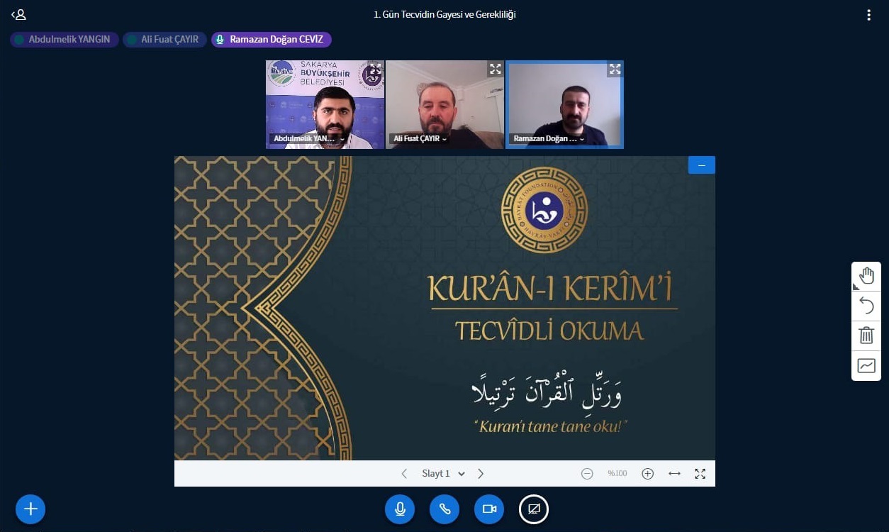 Sakarya’da Kur’an-ı Kerim ve Osmanlı Türkçesi eğitimleri
