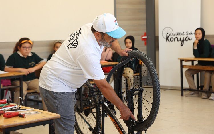 Bisiklet şehri Konya’da örnek uygulama