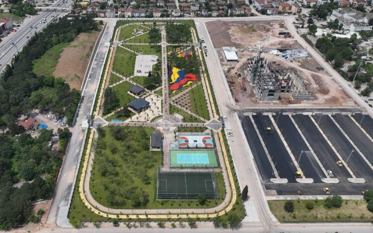 Derince’de Sağlıklı Yaşam Parkı otoparkına asfalt