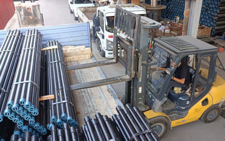 MASKİ, 3 Bin 750 metre kolon borusu aldı