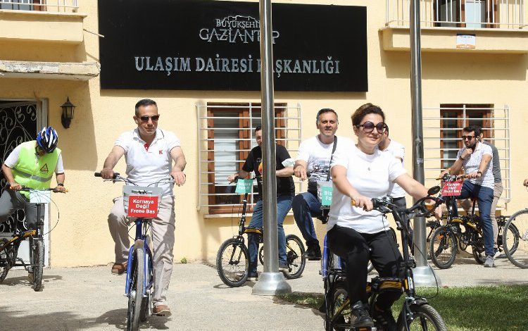 Gaziantep’te farkındalıklı pedal