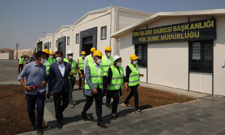 Gaziantep’te asfalt şantiyesine ziyaret
