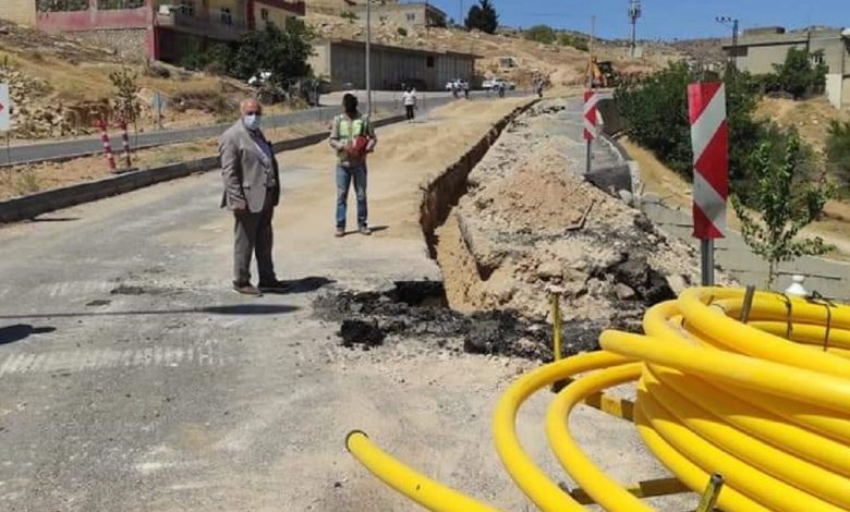 Mardin Yeşilli’de doğal gaz çalışması sürüyor