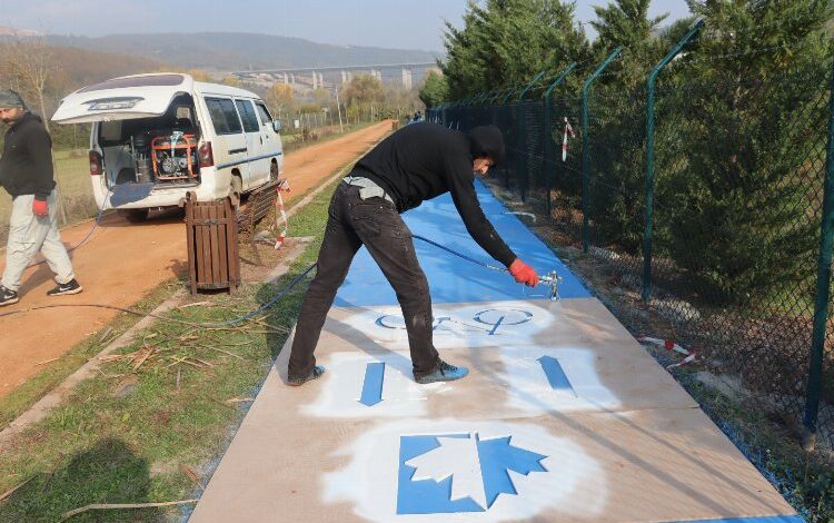 Kocaeli İzmit’in Bıçkıderesi’nde bisiklet yolu ortaya çıktı Kocaeli İzmit’in Bıçkıderesi’nde bisiklet yolu ortaya çıktı