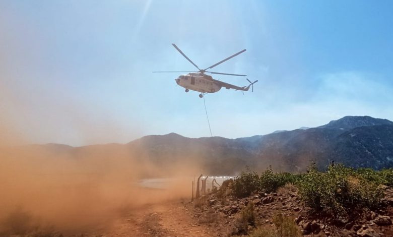 Kocaeli İzmit’ten Muğla’daki helikopter havuzuna su desteği