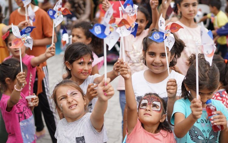 Adıyaman Konteynır Kent’teki çocuklara ILO morali