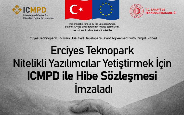 Erciyes Teknopark’tan ICMPD ile hibe sözleşmesi Erciyes Teknopark’tan ICMPD ile hibe sözleşmesi