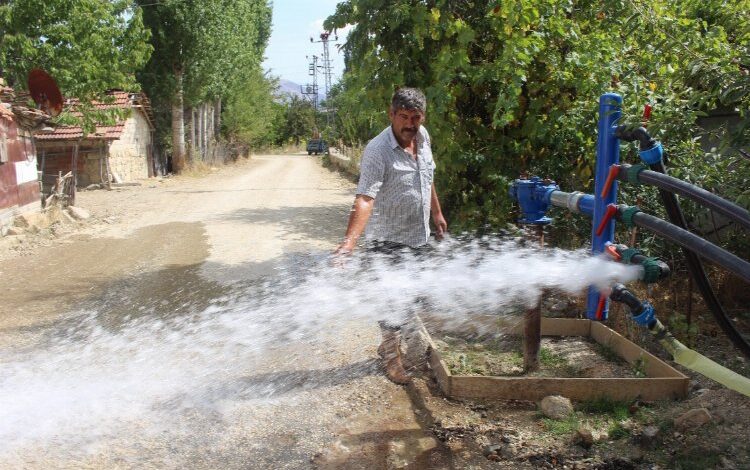 Çiftçinin sulama sırası dönemi bitti Çiftçinin sulama sırası dönemi bitti