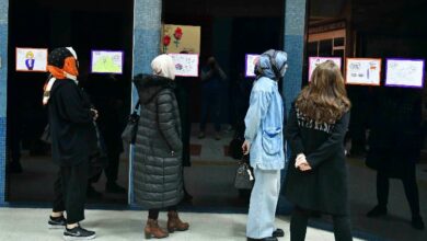 Kadına şiddete karşı karikatür sergisi