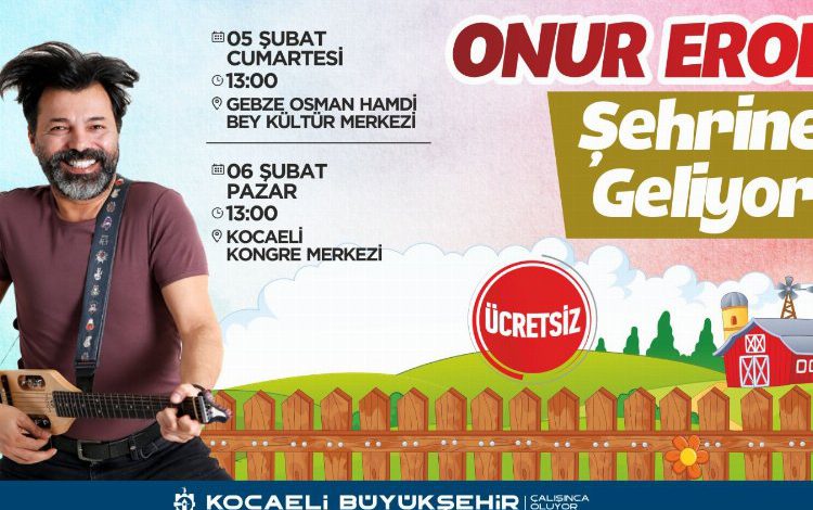 Onur Erol tatilin son hafta sonunda çocuklarla buluşacak Onur Erol tatilin son hafta sonunda çocuklarla buluşacak