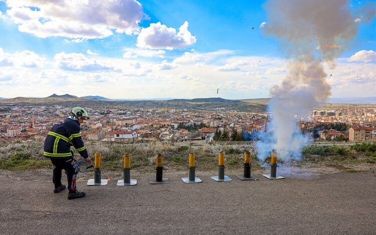 Nevşehir’den bayrama özel top atışı Nevşehir’den bayrama özel top atışı