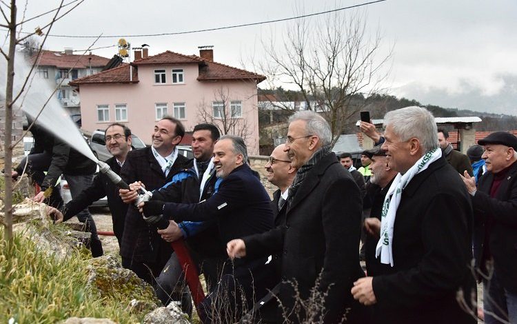 Bursa Keles’te tankerle su taşıma sona erdi