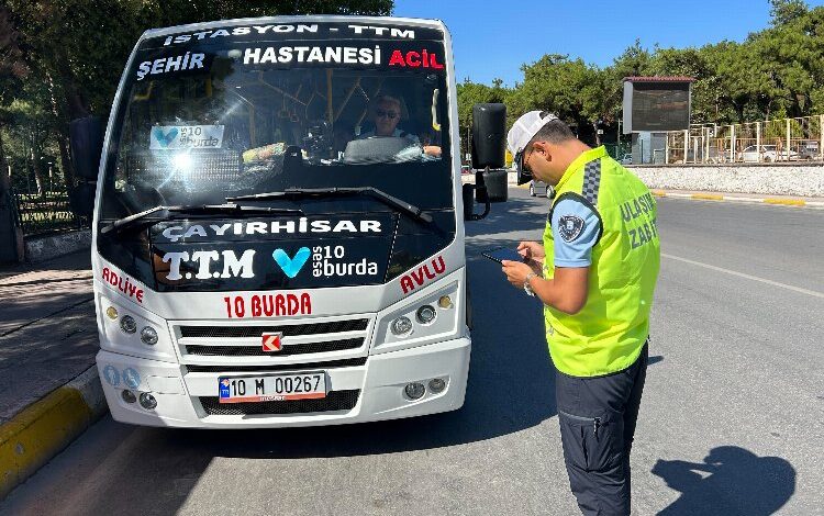 Ulaşımda sıkı denetim