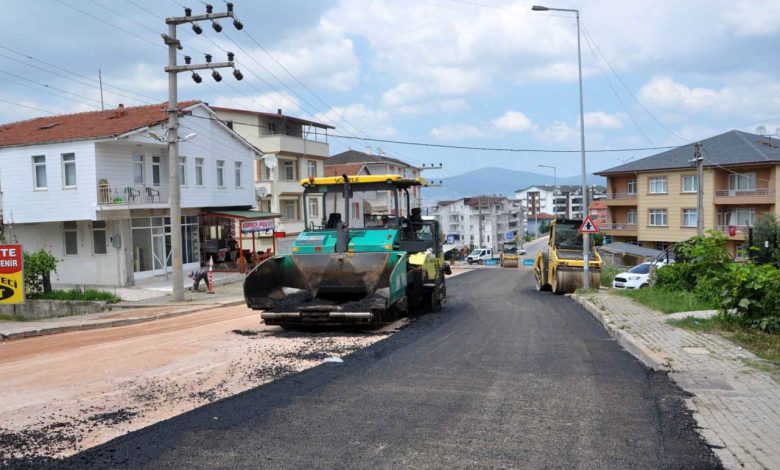 Kocaeli’de Gölcük Anafartalar Caddesi asfaltlandı