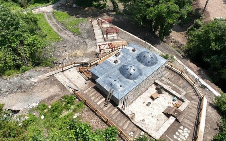 Yukarı Ulaşlı’da hamam restorasyonu son aşamada