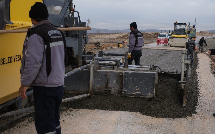 Kütahya Yoncalı’ya beton asfalt