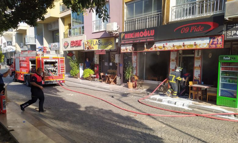 Aydın Efeler’de işyeri yangını