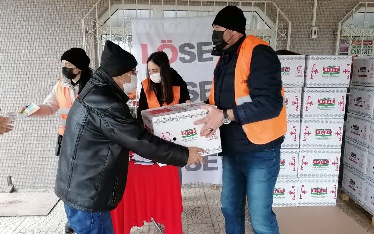 LÖSEV, Güney Marmara’da et dağıtımına devam ediyor