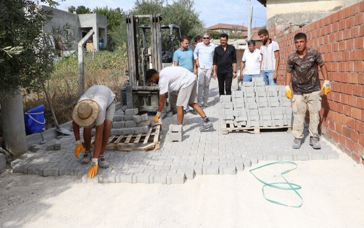 Manisa Saruhanlı’da 17 milyonluk yatırımda sona doğru Manisa Saruhanlı’da 17 milyonluk yatırımda sona doğru