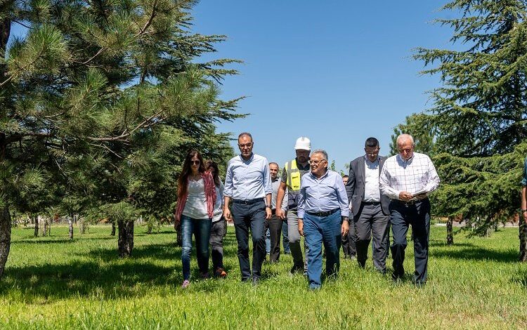 Recep Tayyip Erdoğan Millet Bahçesi’ne yakın takip Recep Tayyip Erdoğan Millet Bahçesi’ne yakın takip