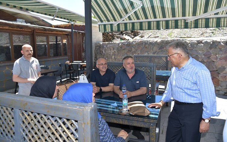 Kayseri Erciyes esnafı Büyükkılıç’ı ağırladı Kayseri Erciyes esnafı Büyükkılıç’ı ağırladı
